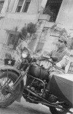 Type 97 motorcycle, circa late 1930s