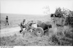 German troops setting up a 15 cm NbW 41 rocket launcher, near Kursk, Russia, summer 1943, photo 2 of 4