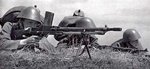 Czechoslovakian troops on exercise, Czechoslovakia, late 1930s; note ZB vz. 26 light machine gun