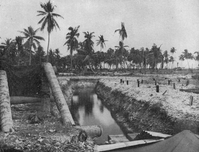 Japanese anti-tank ditch; seen in US Army publication TM E 30-480 'Handbook On Japanese Military Forces' dated 15 Sep 1944