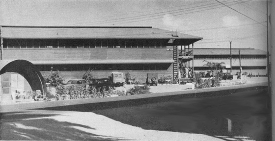 Barracks at Pearl Harbor Separation Center, Oahu, US Territory of Hawaii, date unknown