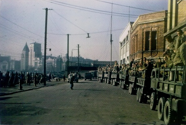 American troops in Shanghai, China, 15 Dec 1945