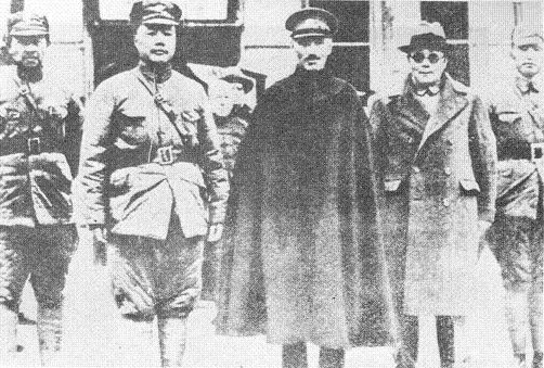 Chiang Kaishek and Song Zheyuan in Hebei Province, China, 1933