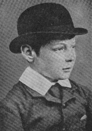 Young Winston Churchill, 1884