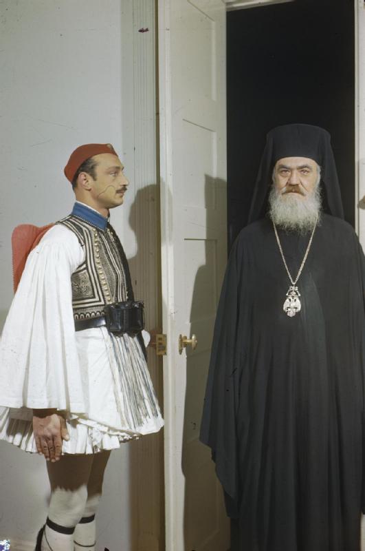 Archbishop Damaskinos, Athens, Greece, 15 Feb 1945