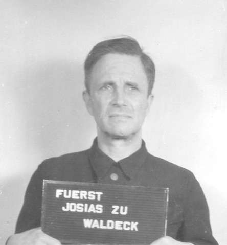 Mug shot of Prince Josias, Apr 1947