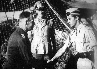 Erwin Rommel and Hans-Joachim Marseille, Libya, 16 Sep 1942