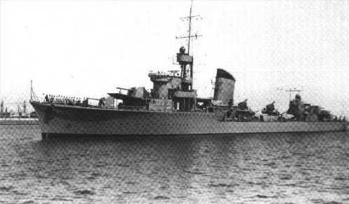 Destroyer Grom, circa late 1930s