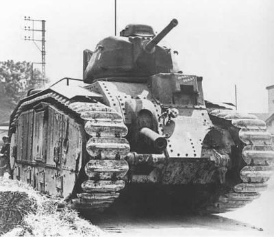 French Char B1 bis heavy tank, circa 1930s