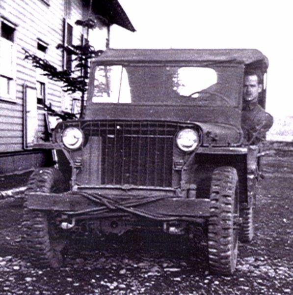 Willys MB vehicle with slat grille, US Territory of Alaska, date unknown