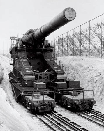 80cm Gustav gun, 1940s